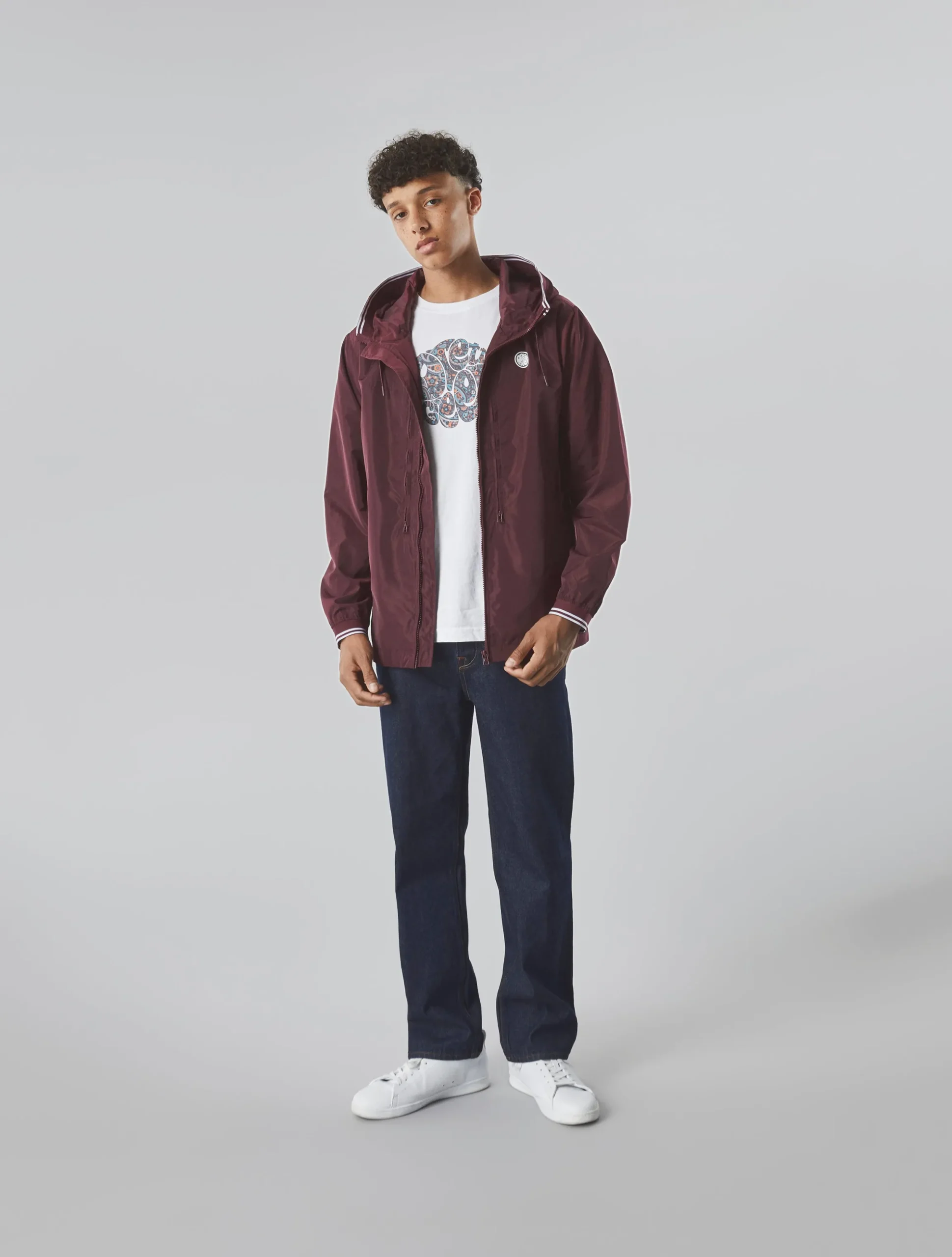 Pretty Green Allesley Jacket Burgundy Cheap