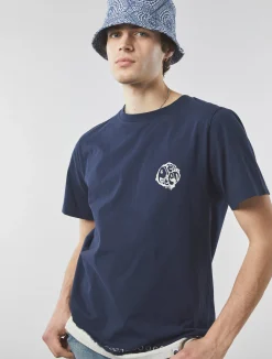 Pretty Green Anaheim Tie Dye T-shirt Navy Shop