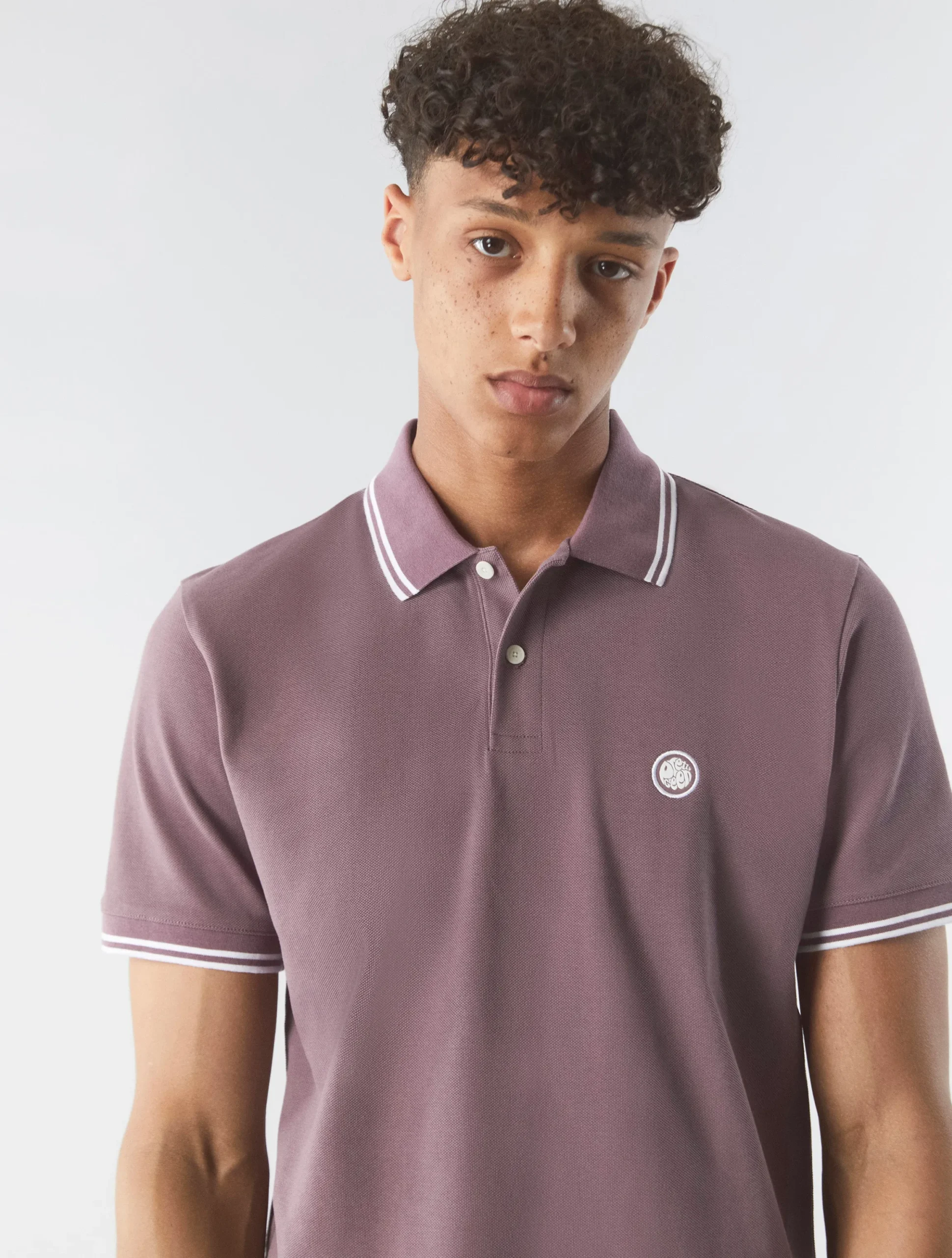 Pretty Green Barton Polo Purple Online