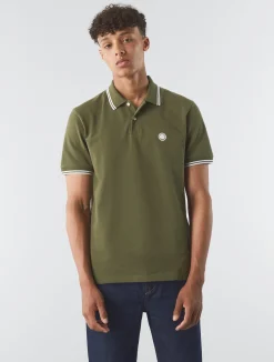 Pretty Green Barton Polo Khaki Fashion