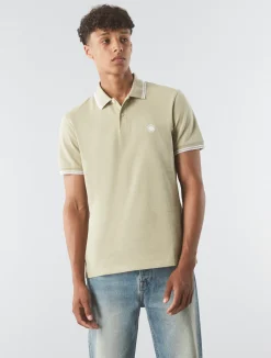Pretty Green Barton Polo Taupe Fashion