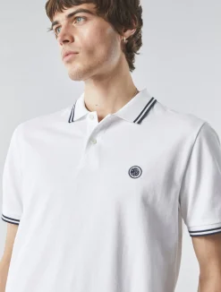 Pretty Green Barton Polo Shirt White Shop