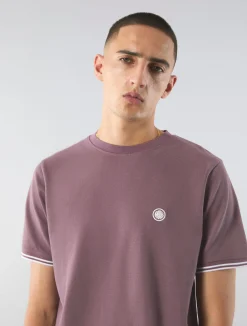 Pretty Green Barton Tshirt Purple Flash Sale