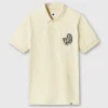 Pretty Green Bay Paisley Embroidered Polo Stone Cheap