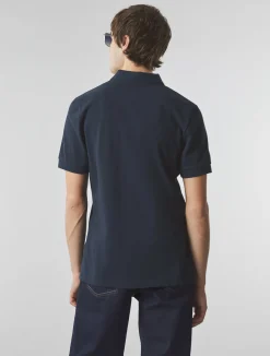 Pretty Green Bay Paisley Embroidered Polo Navy New