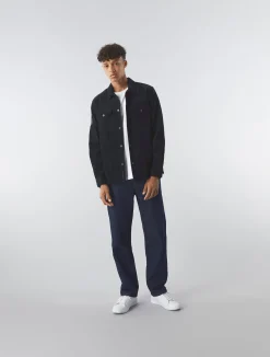Pretty Green Benett Corduroy Shirt Black Hot