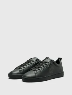 Pretty Green Blanco Trainer Black Flash Sale