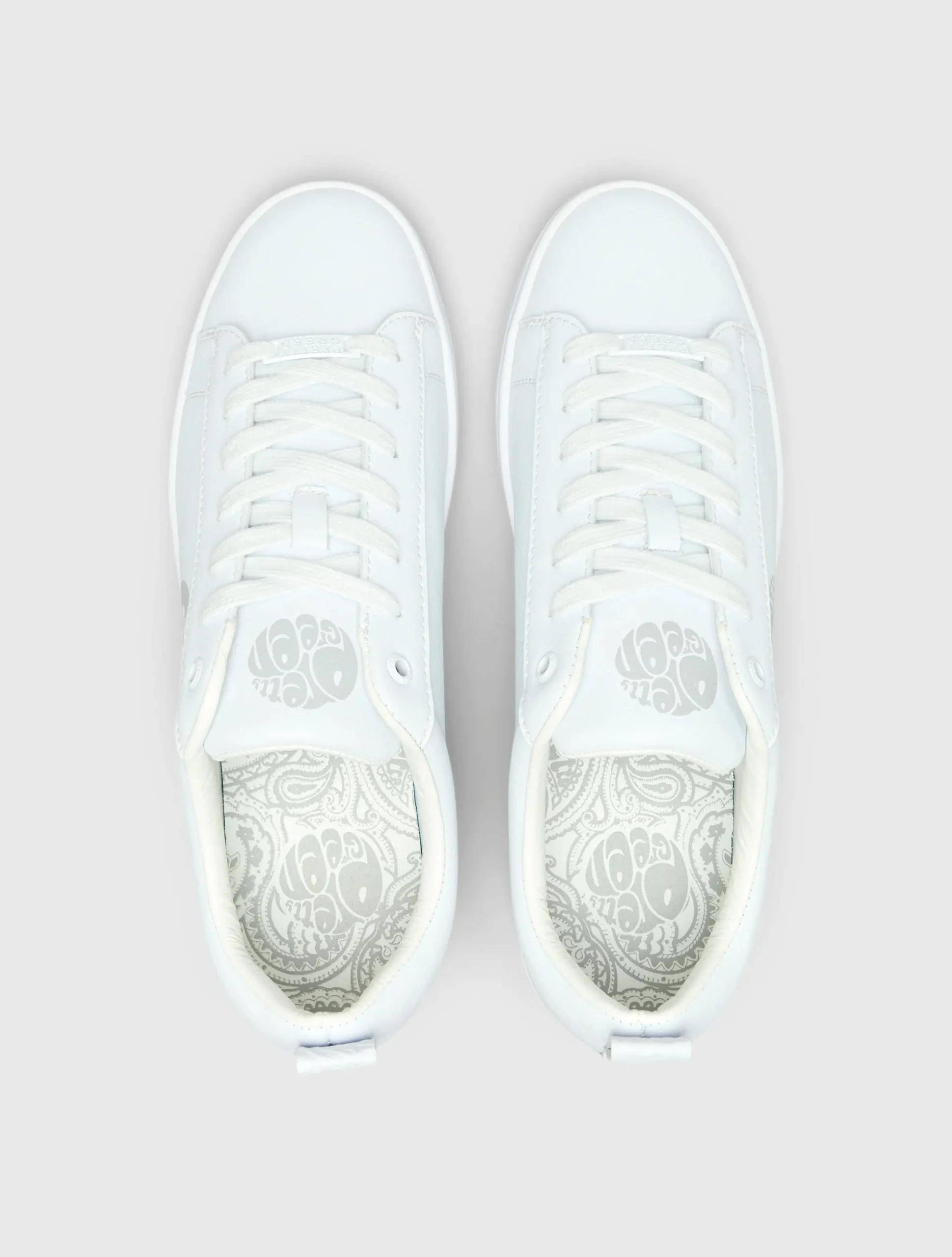 Pretty Green Blanco Trainer White Cheap