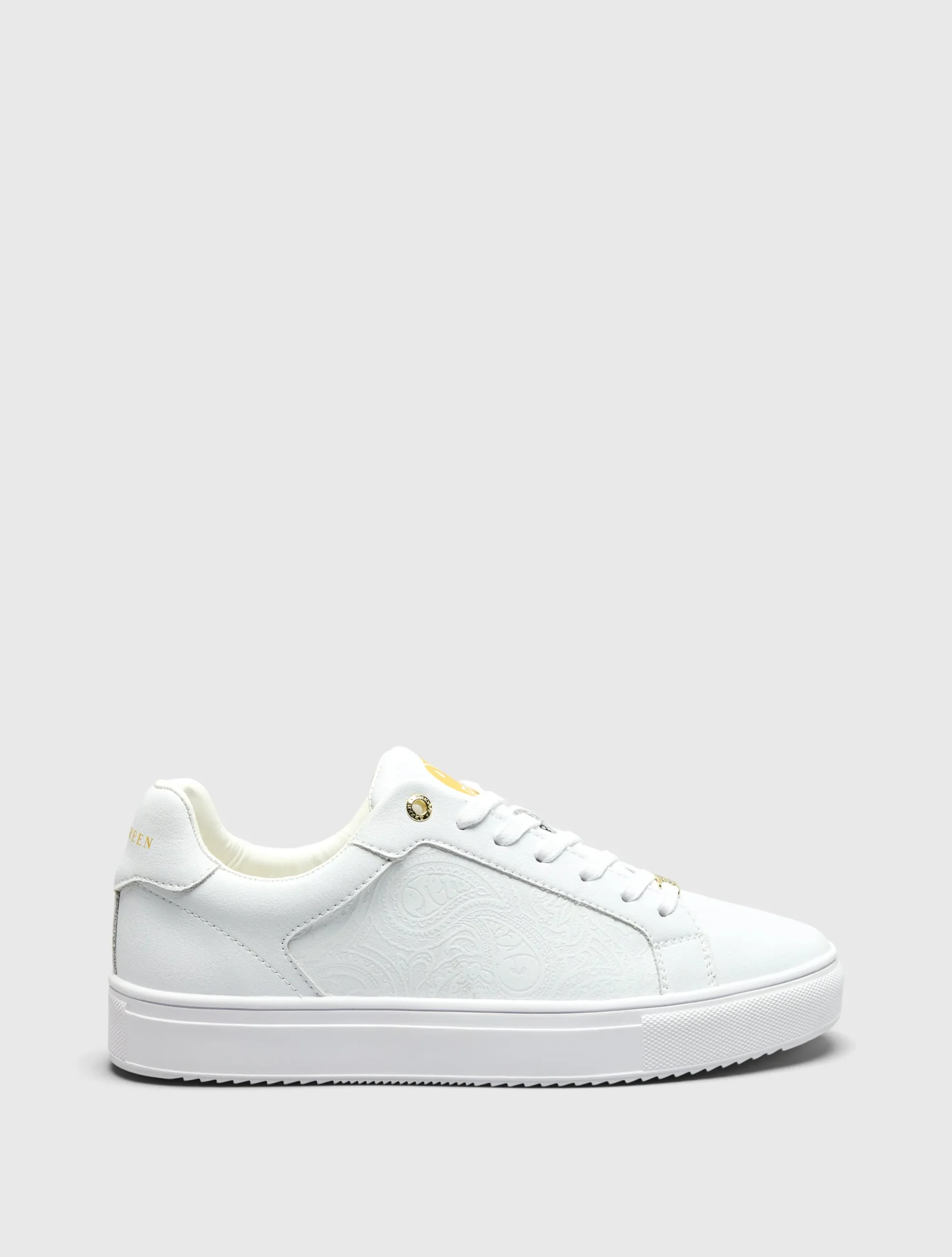 Pretty Green Cali Trainer White Outlet