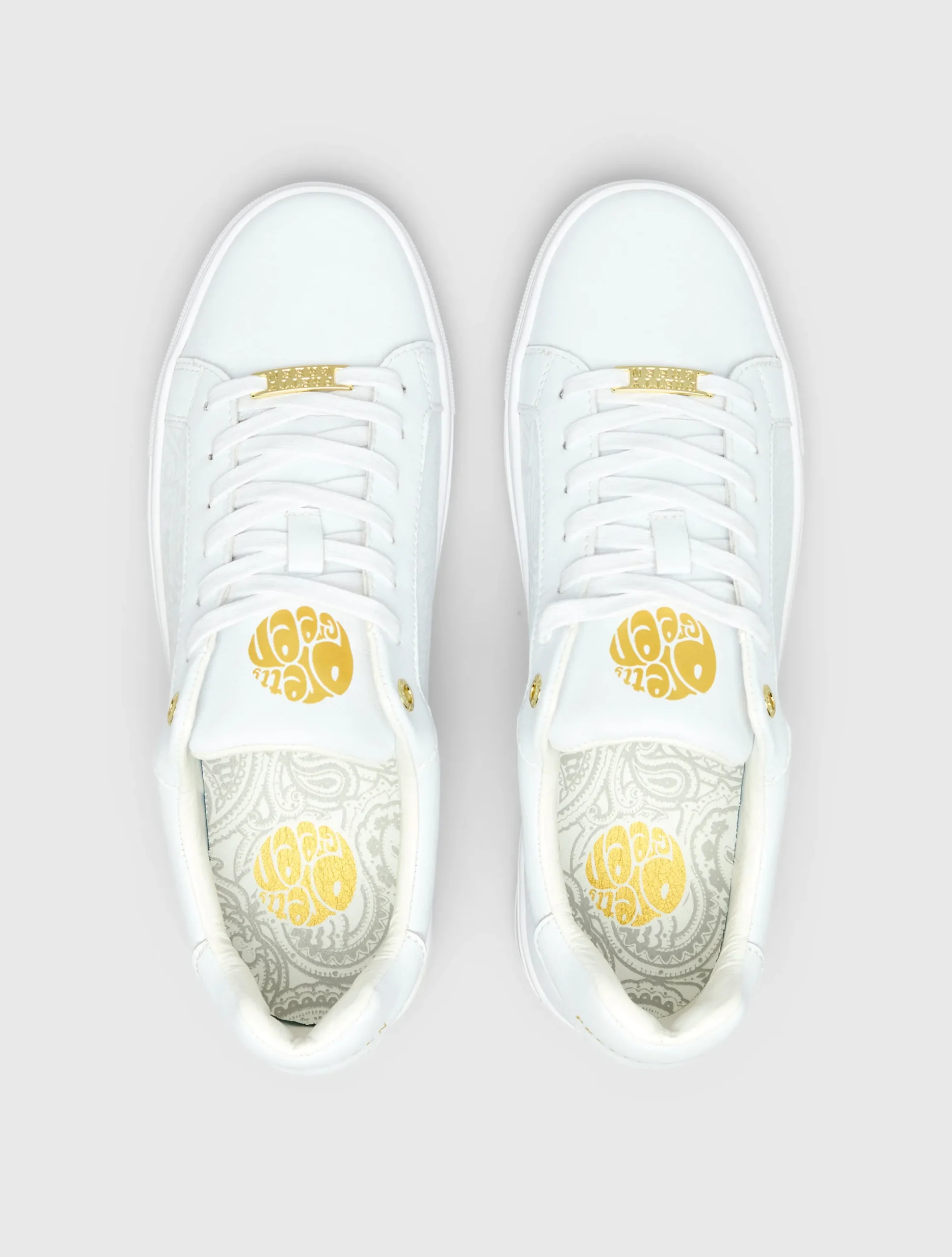 Pretty Green Cali Trainer White Outlet