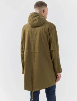 Pretty Green Cassette Parka Khaki Flash Sale