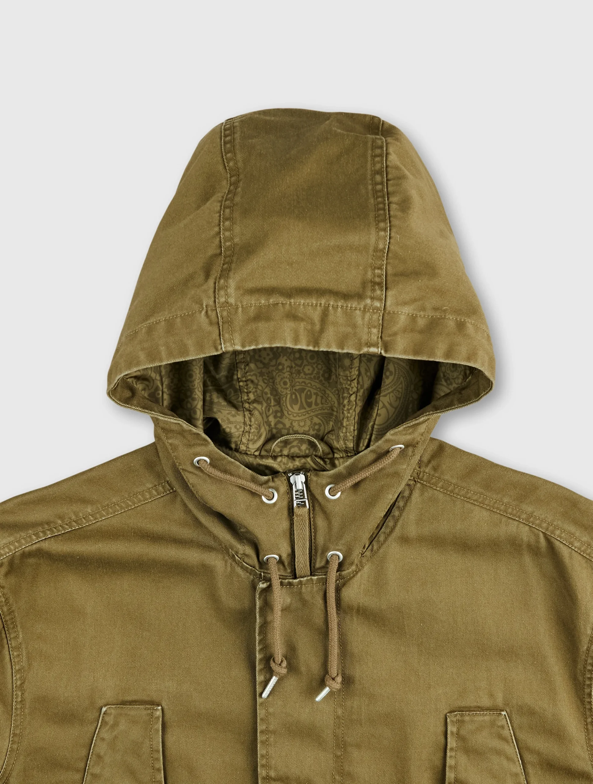 Pretty Green Cassette Parka Khaki Flash Sale