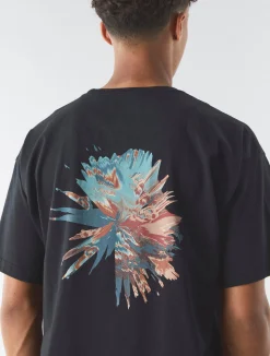 Pretty Green Distort Oversized T-shirt Hot