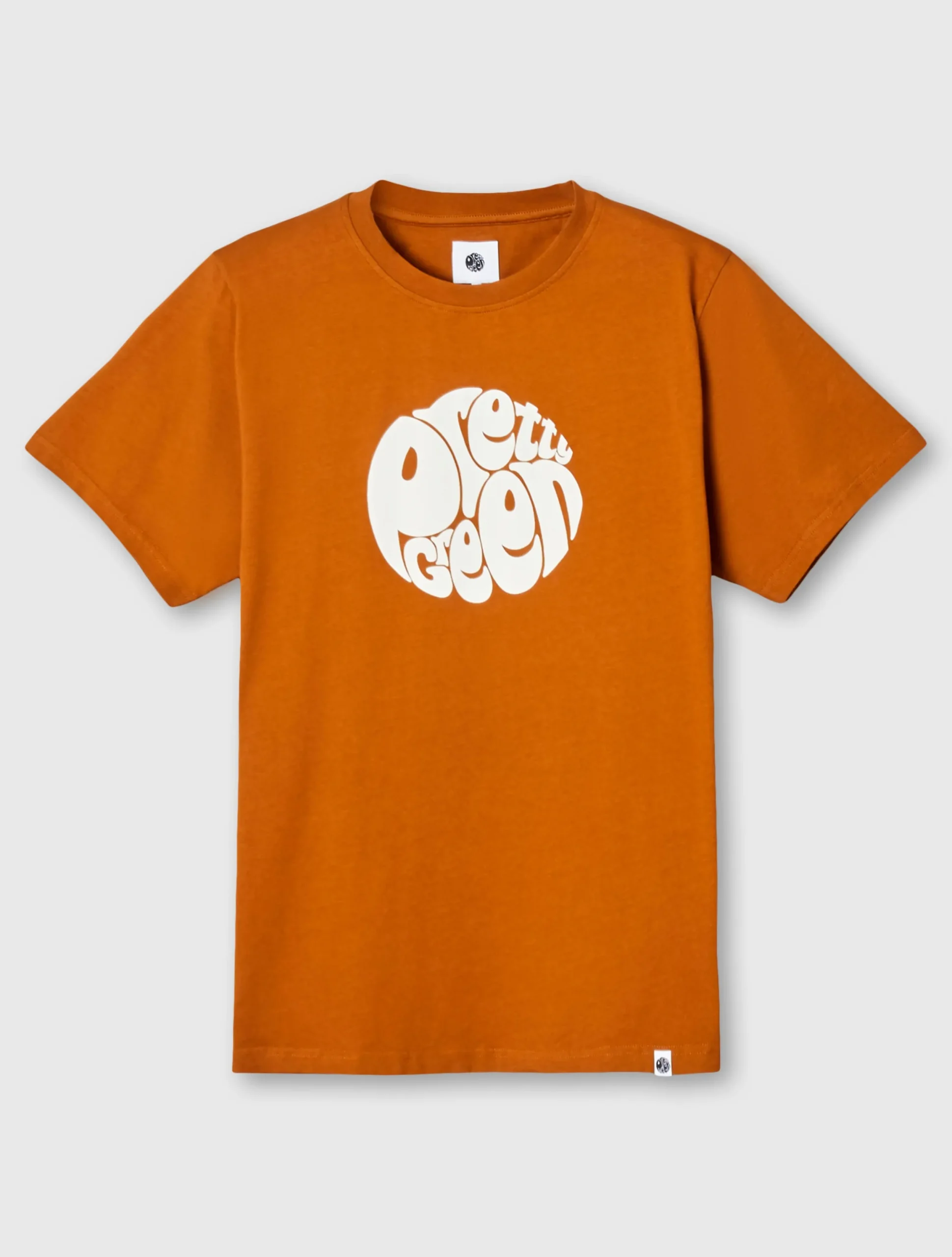 Pretty Green Gillespie T-shirt Orange Online