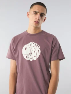 Pretty Green Gillespie T-shirt Purple Flash Sale