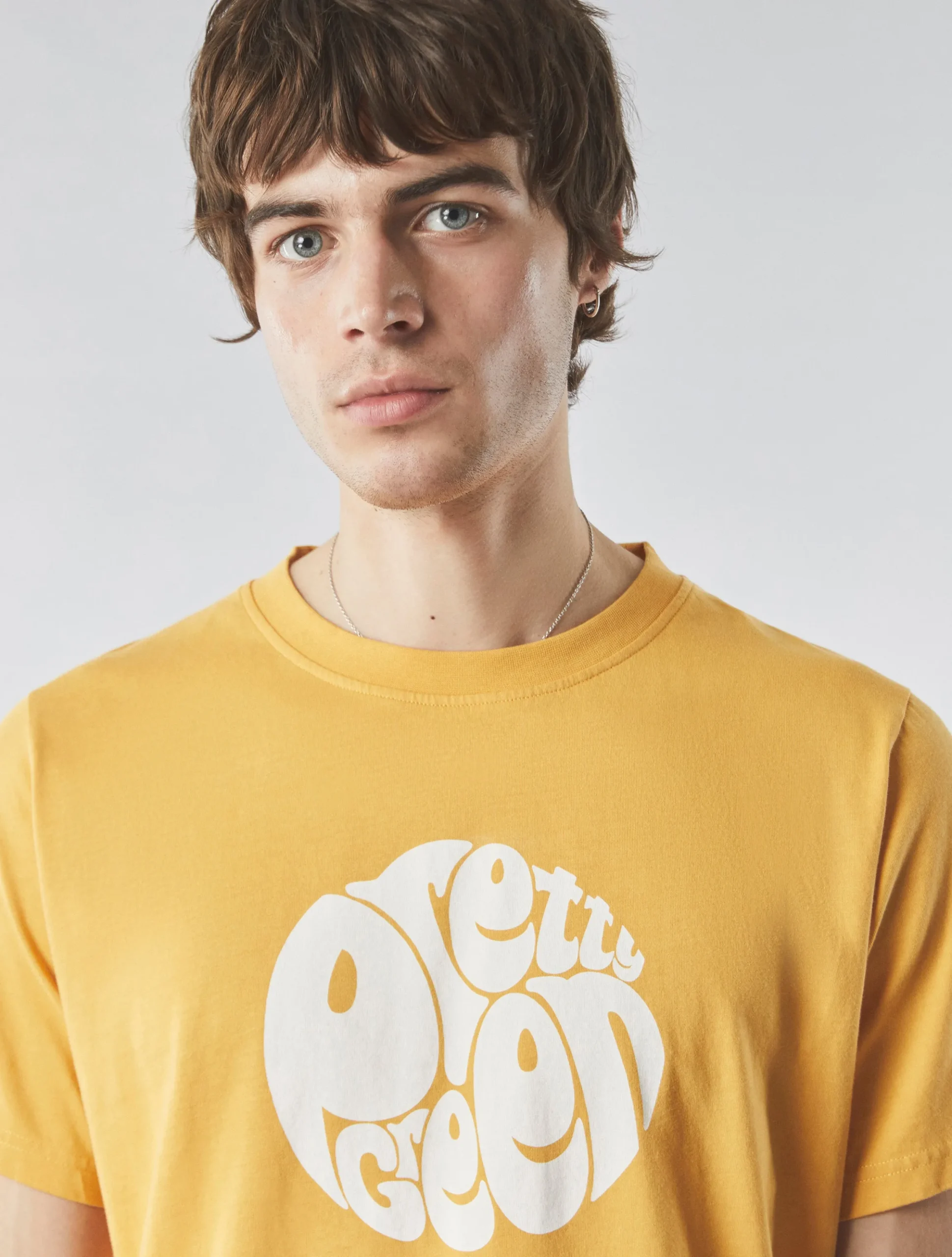 Pretty Green Gillespie T-shirt Yellow Shop
