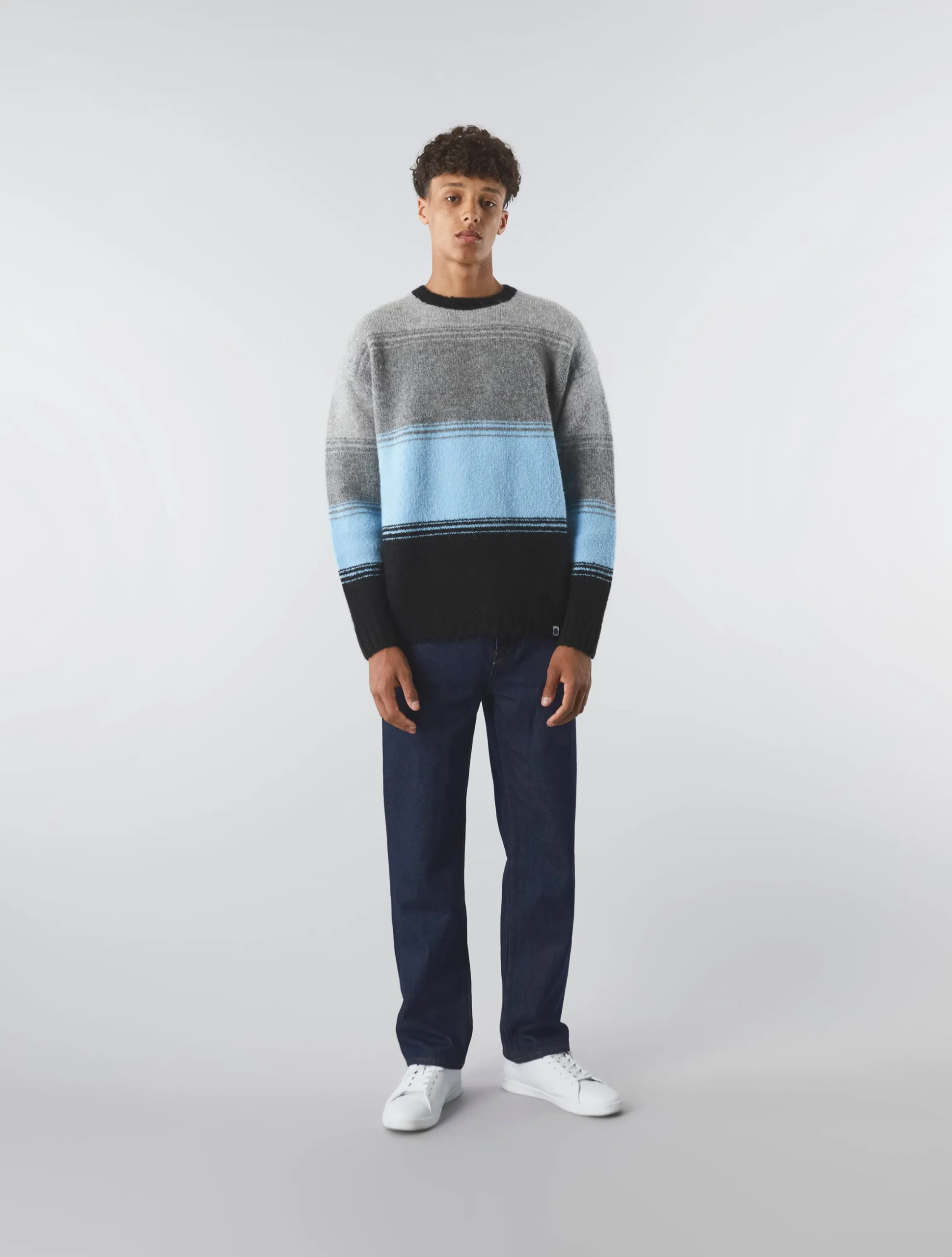 Pretty Green Gradient Stripe Knit Cheap