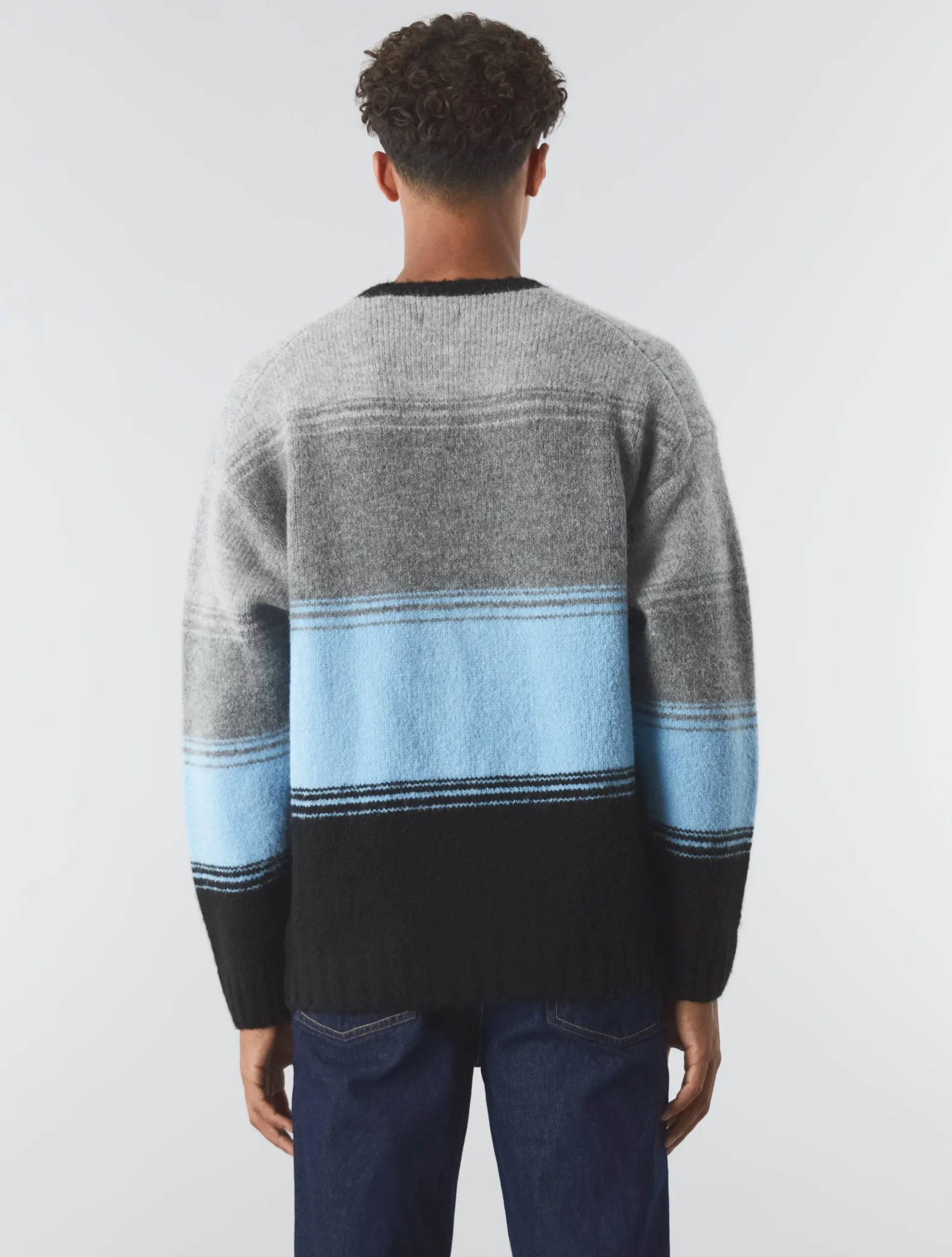 Pretty Green Gradient Stripe Knit Cheap
