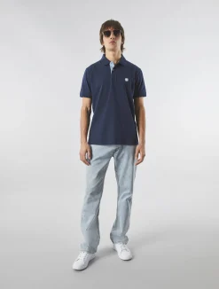 Pretty Green Jersey Polo Navy Cheap