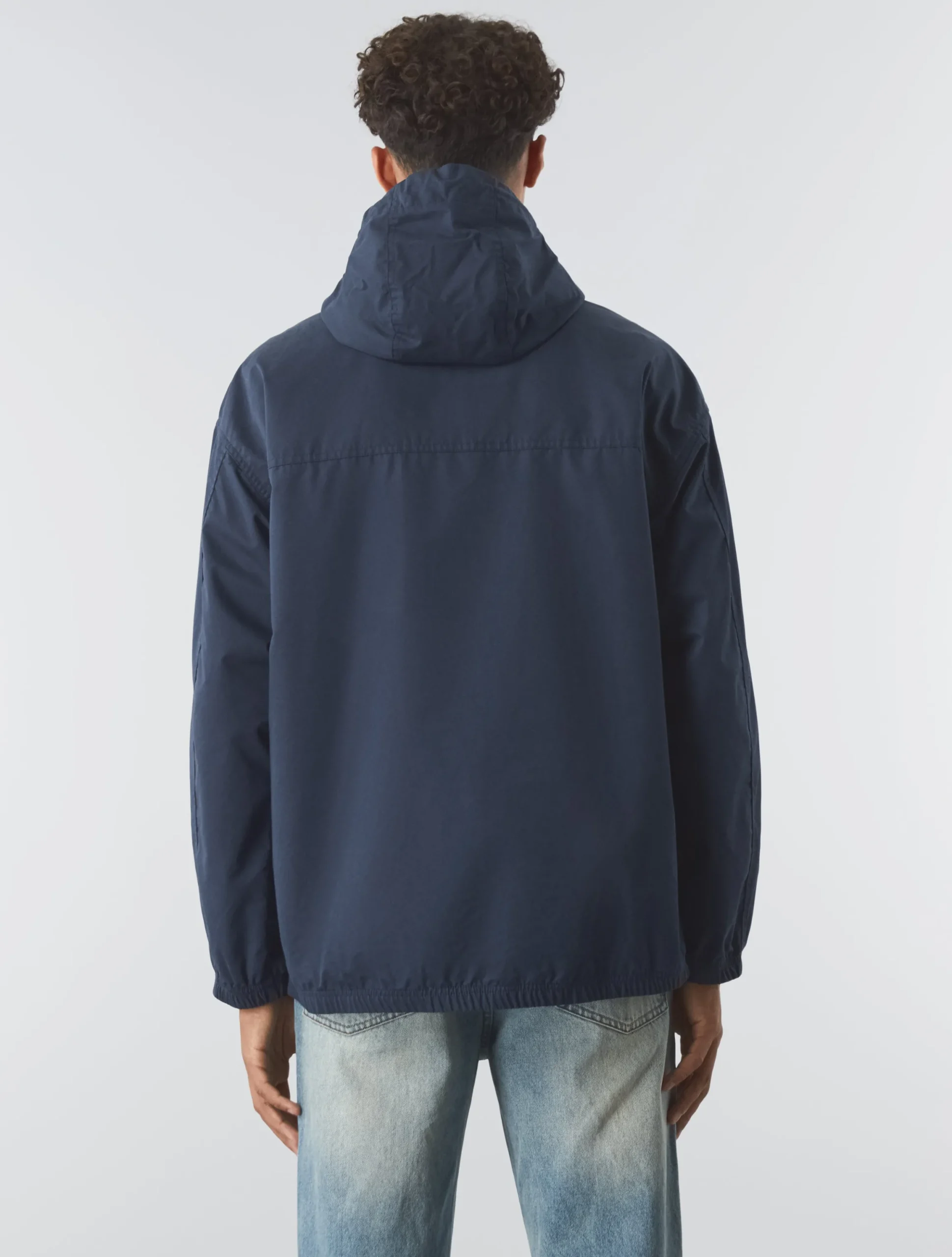 Pretty Green Lewis Overhead Jacket Navy Clearance