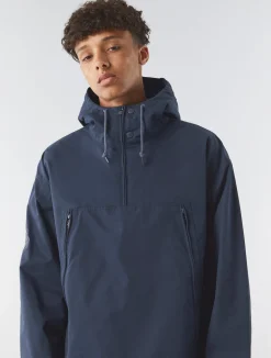 Pretty Green Lewis Overhead Jacket Navy Clearance