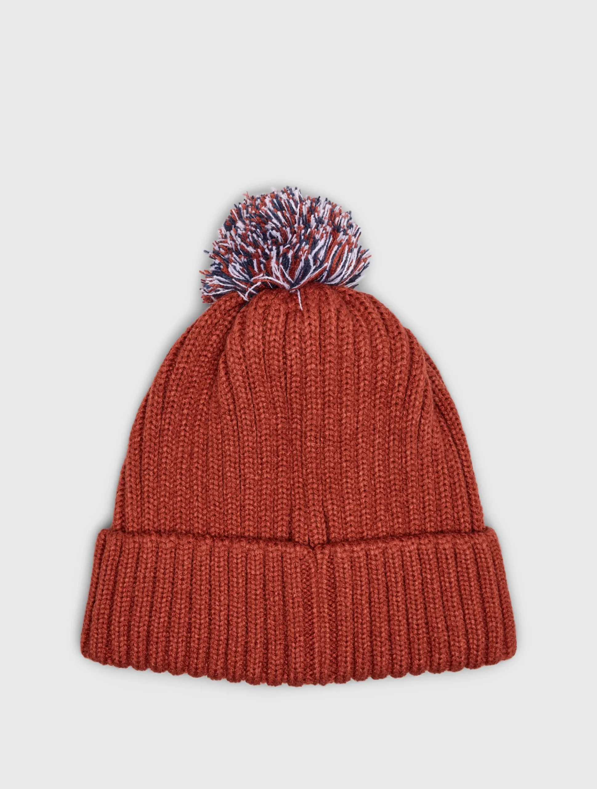 Pretty Green Live Forever Bobble Hat Red New
