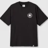 Pretty Green Live Forever Text Logo T-Shirt Black Store