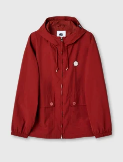 Pretty Green Live Forever Zip Up Jacket Red Best