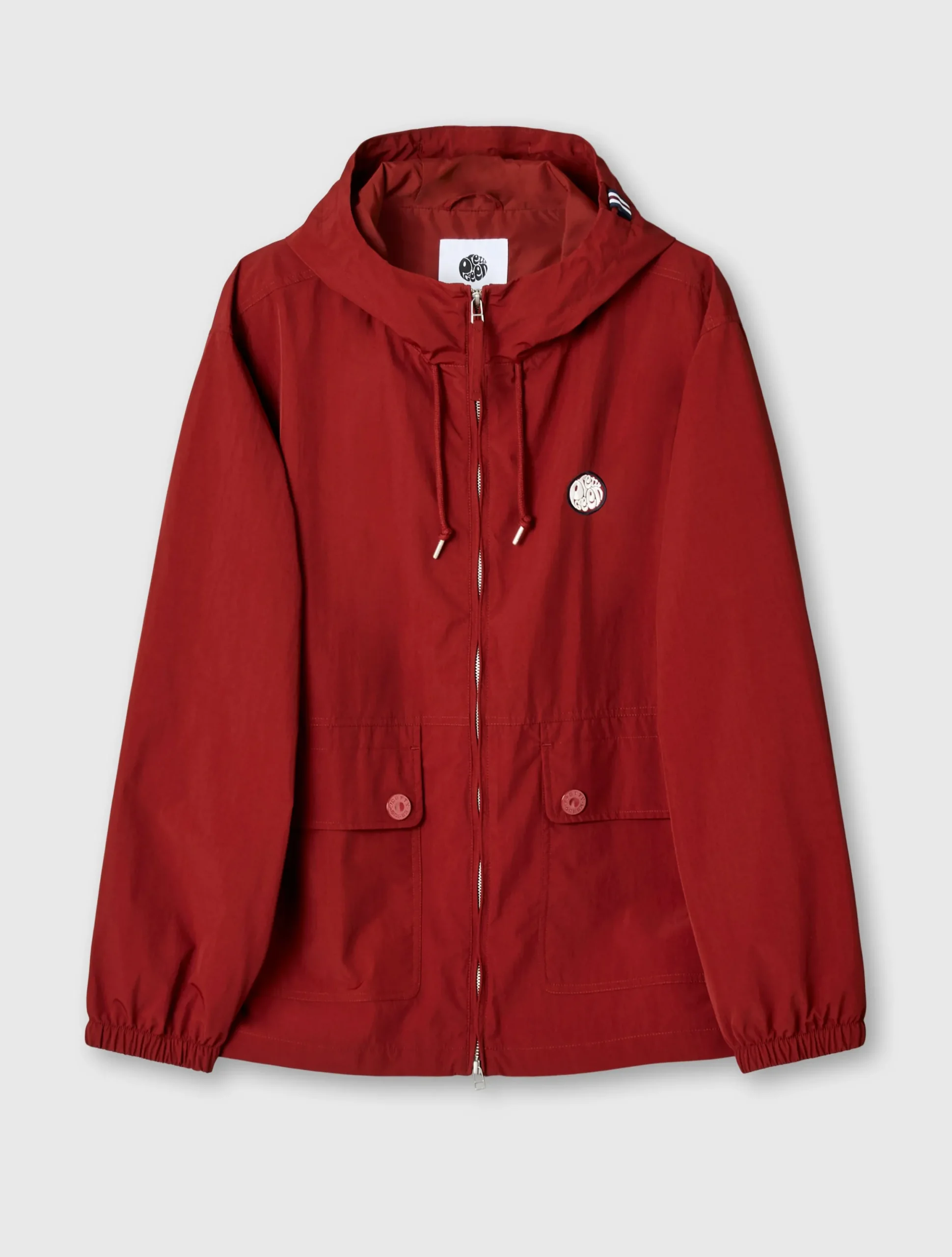 Pretty Green Live Forever Zip Up Jacket Red Best