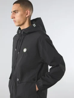 Pretty Green Live Forever Zip Up Jacket Black Outlet