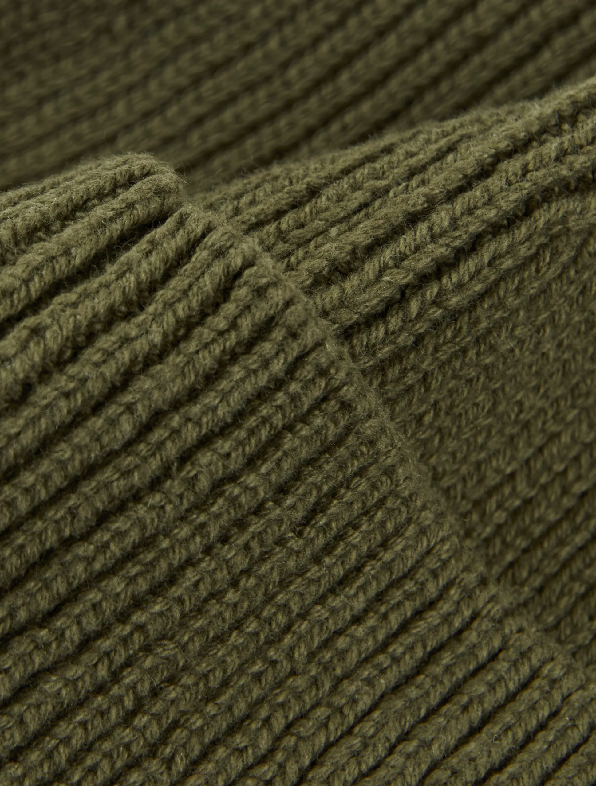 Pretty Green Logo Knit Beanie Khaki Fashion