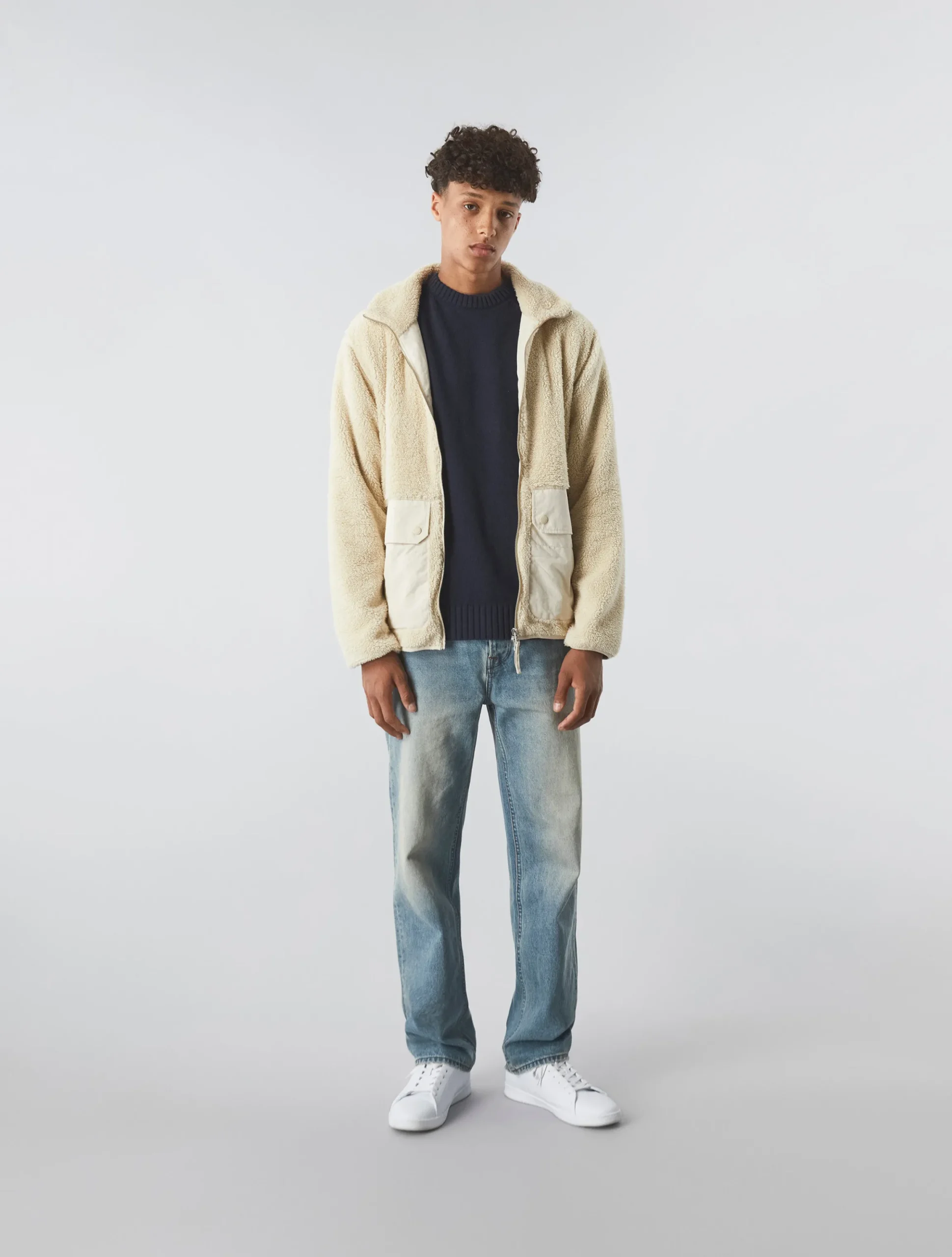 Pretty Green Mason Crew Knit Navy Best