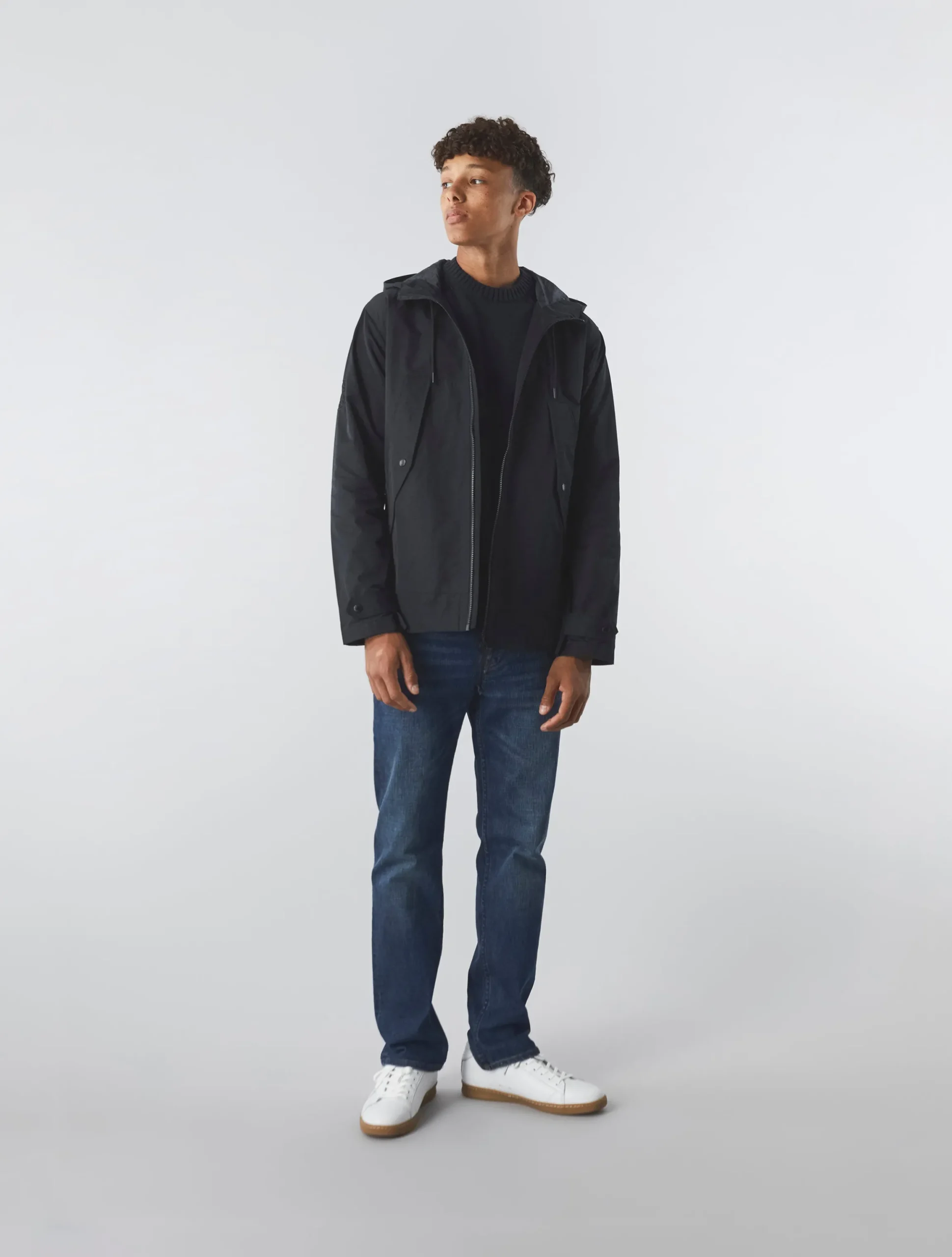 Pretty Green Mason Crew Knit Black Clearance