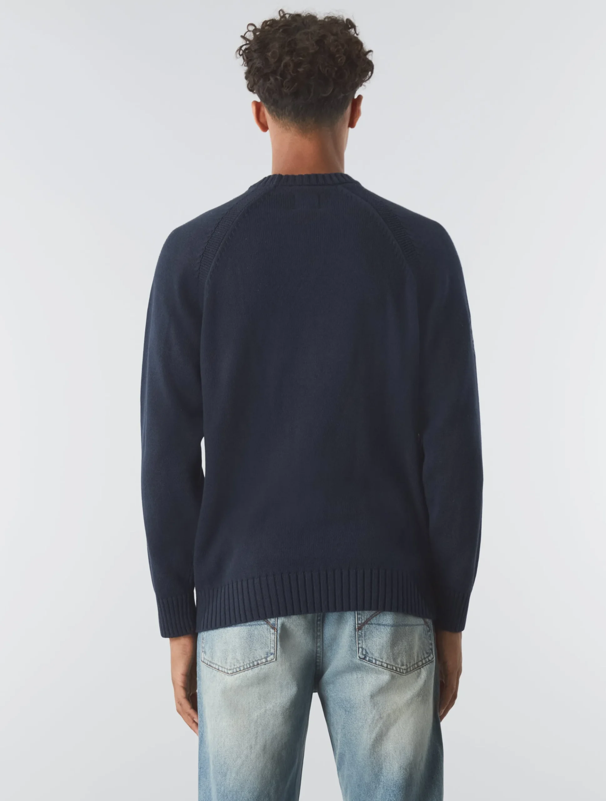 Pretty Green Mason Crew Knit Navy Best