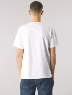 Pretty Green Mens Paisley Applique Logo T-shirt Fashion
