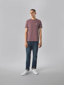 Pretty Green Mitchell T-shirt Purple Discount