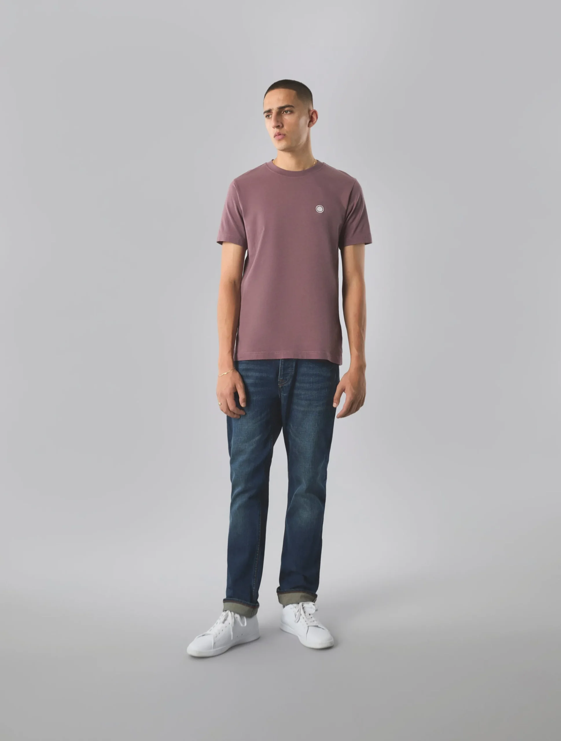 Pretty Green Mitchell T-shirt Purple Discount