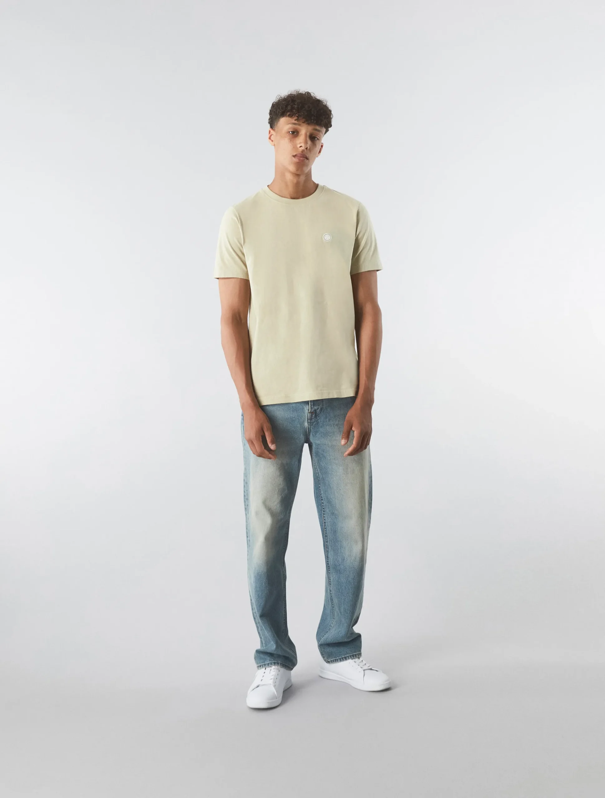 Pretty Green Mitchell T-shirt Taupe Fashion