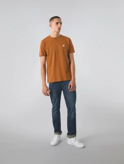 Pretty Green Mitchell T-shirt Orange Outlet