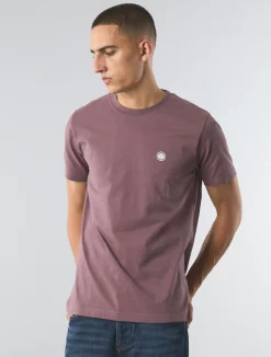 Pretty Green Mitchell T-shirt Purple Discount
