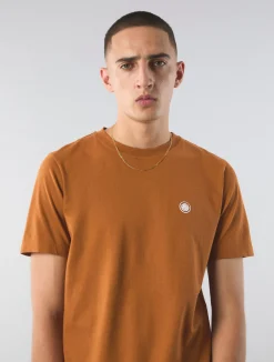 Pretty Green Mitchell T-shirt Orange Outlet