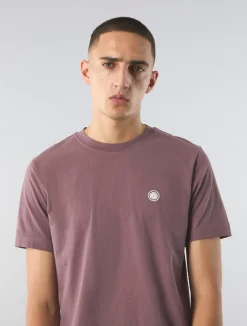 Pretty Green Mitchell T-shirt Purple Discount