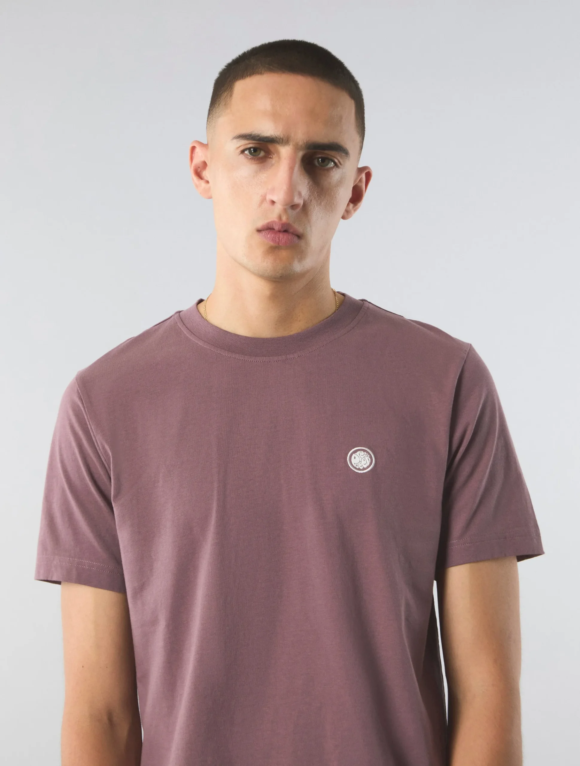 Pretty Green Mitchell T-shirt Purple Discount
