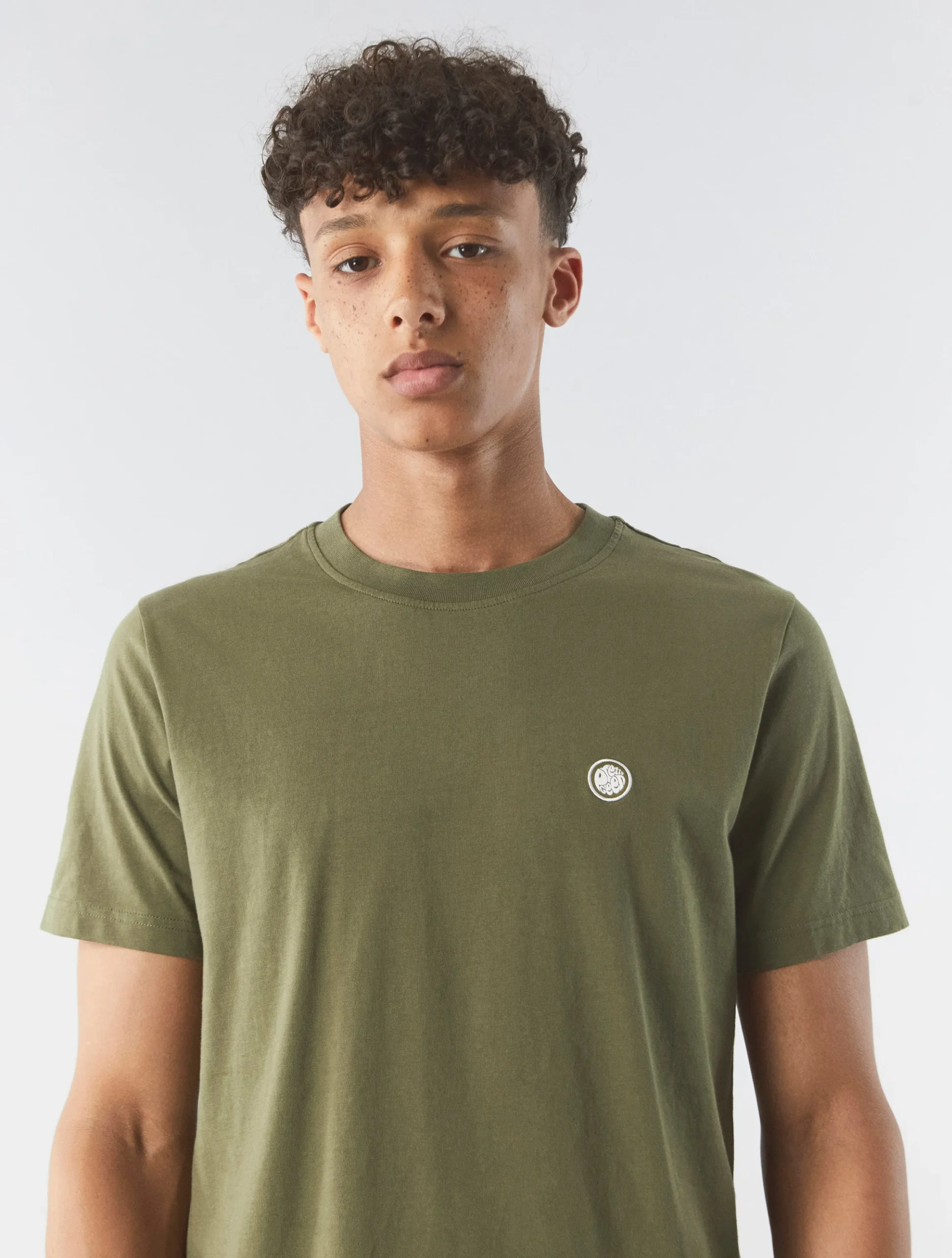 Pretty Green Mitchell T-shirt Khaki Cheap