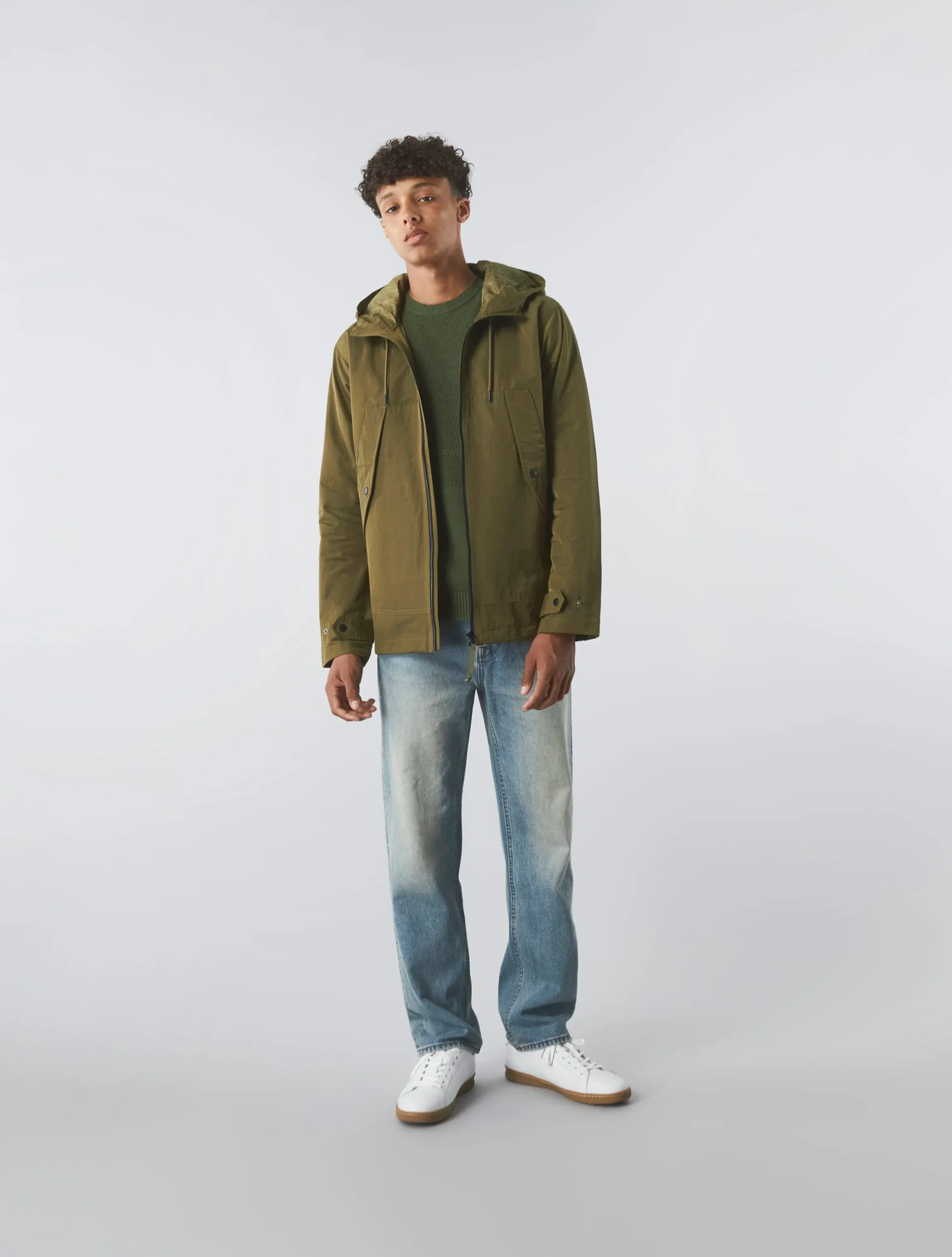 Pretty Green Mountfield Knit Khaki New