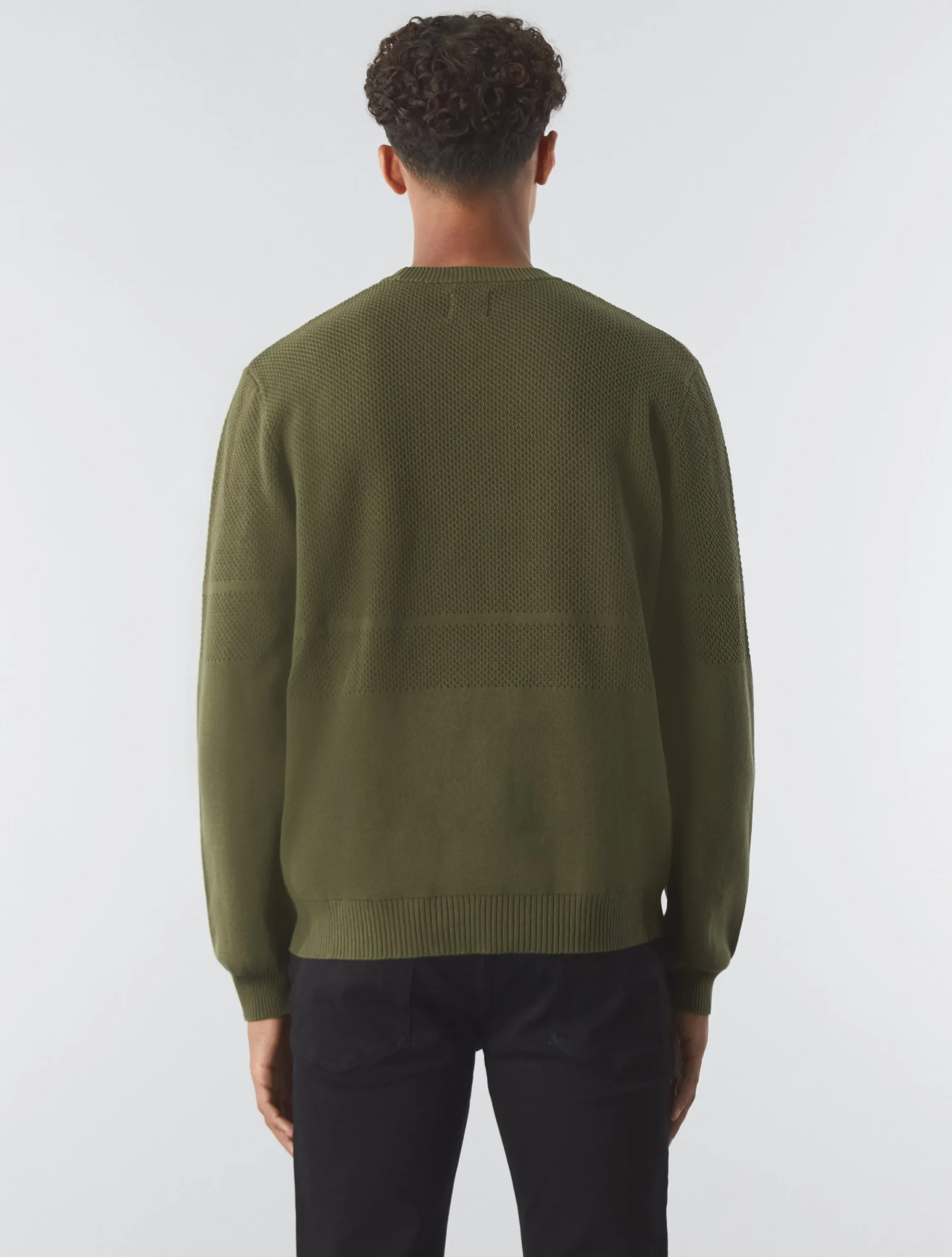 Pretty Green Mountfield Knit Khaki New