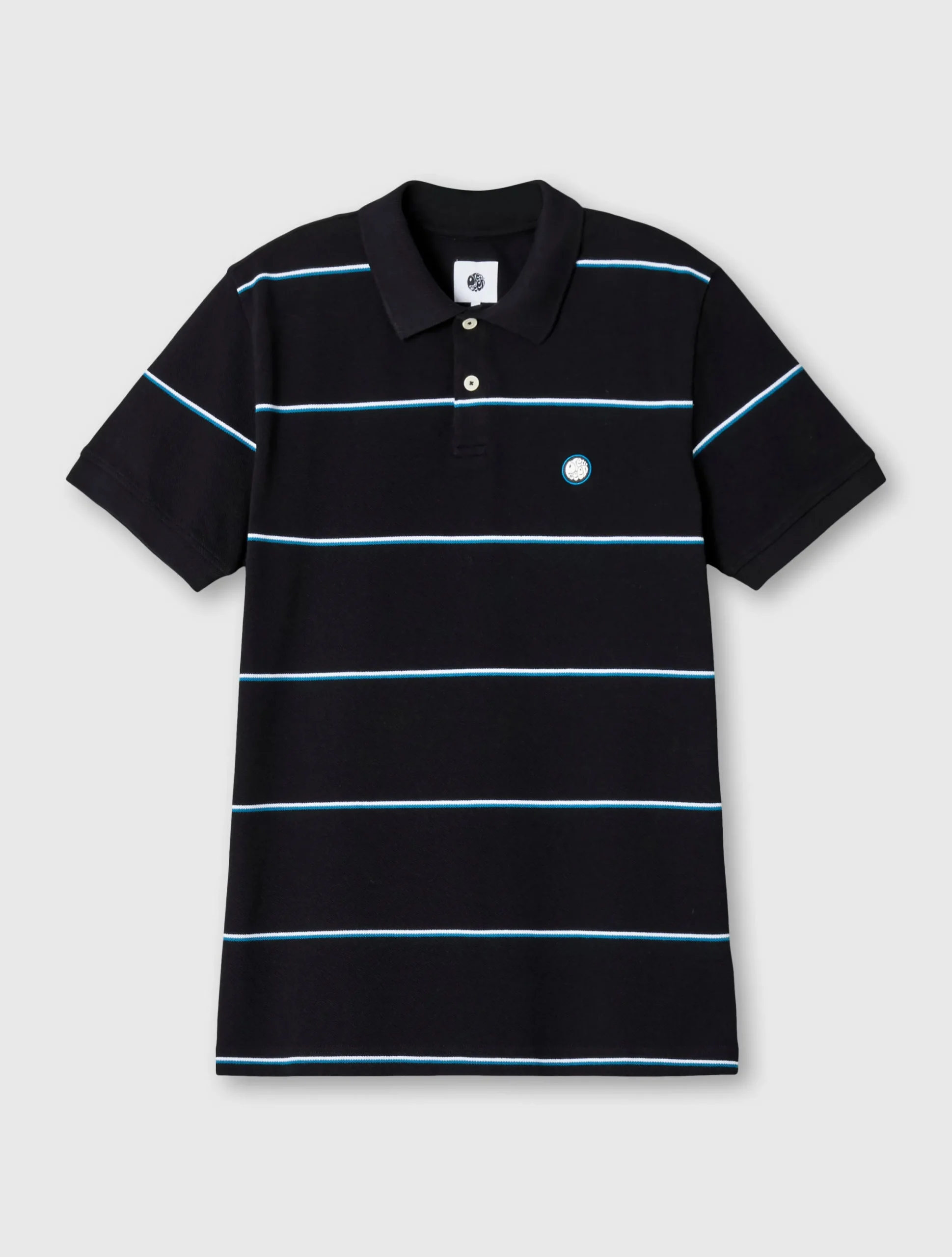 Pretty Green Mountfield Stripe Polo Black Online