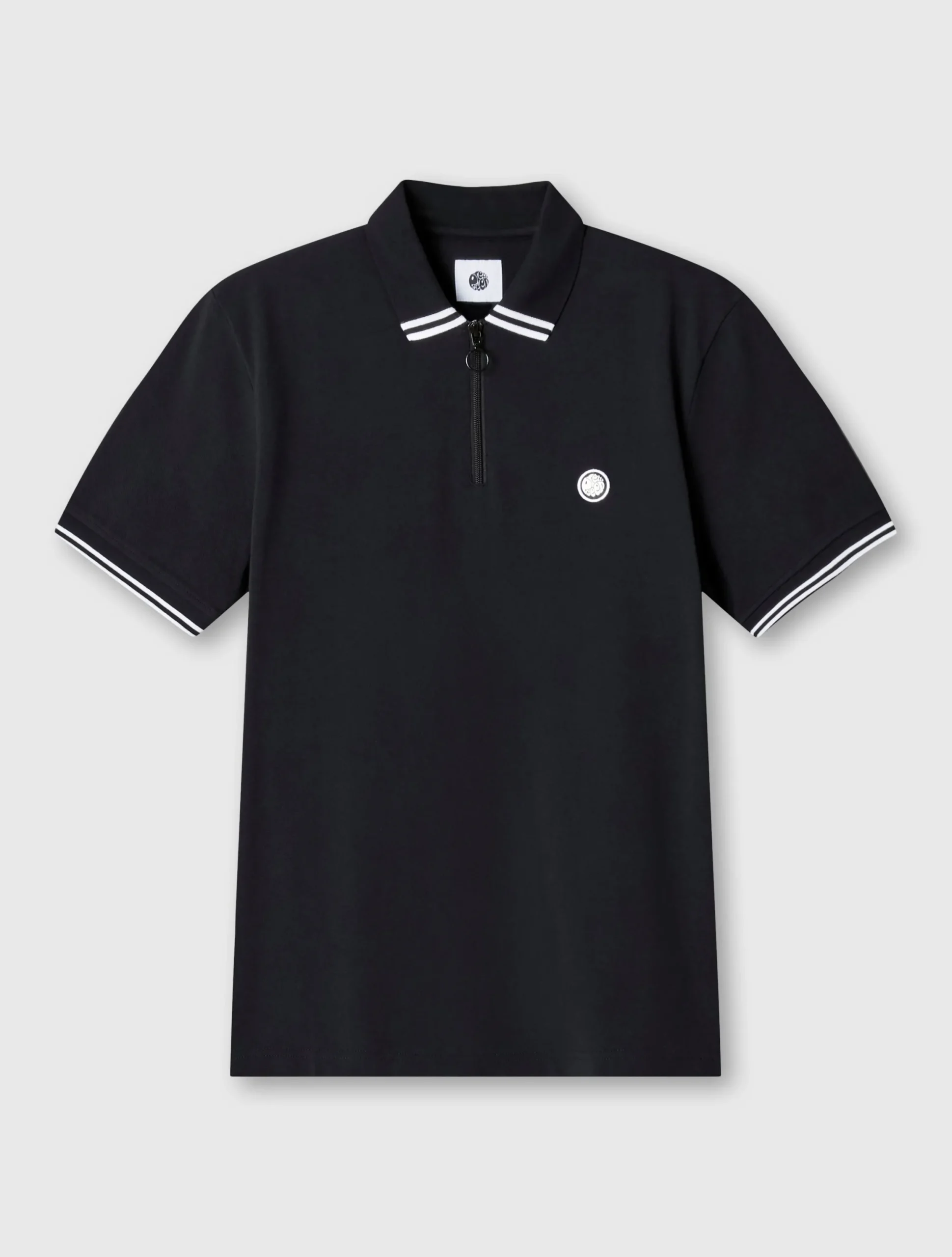 Pretty Green Mountfield Zip Polo Black Best