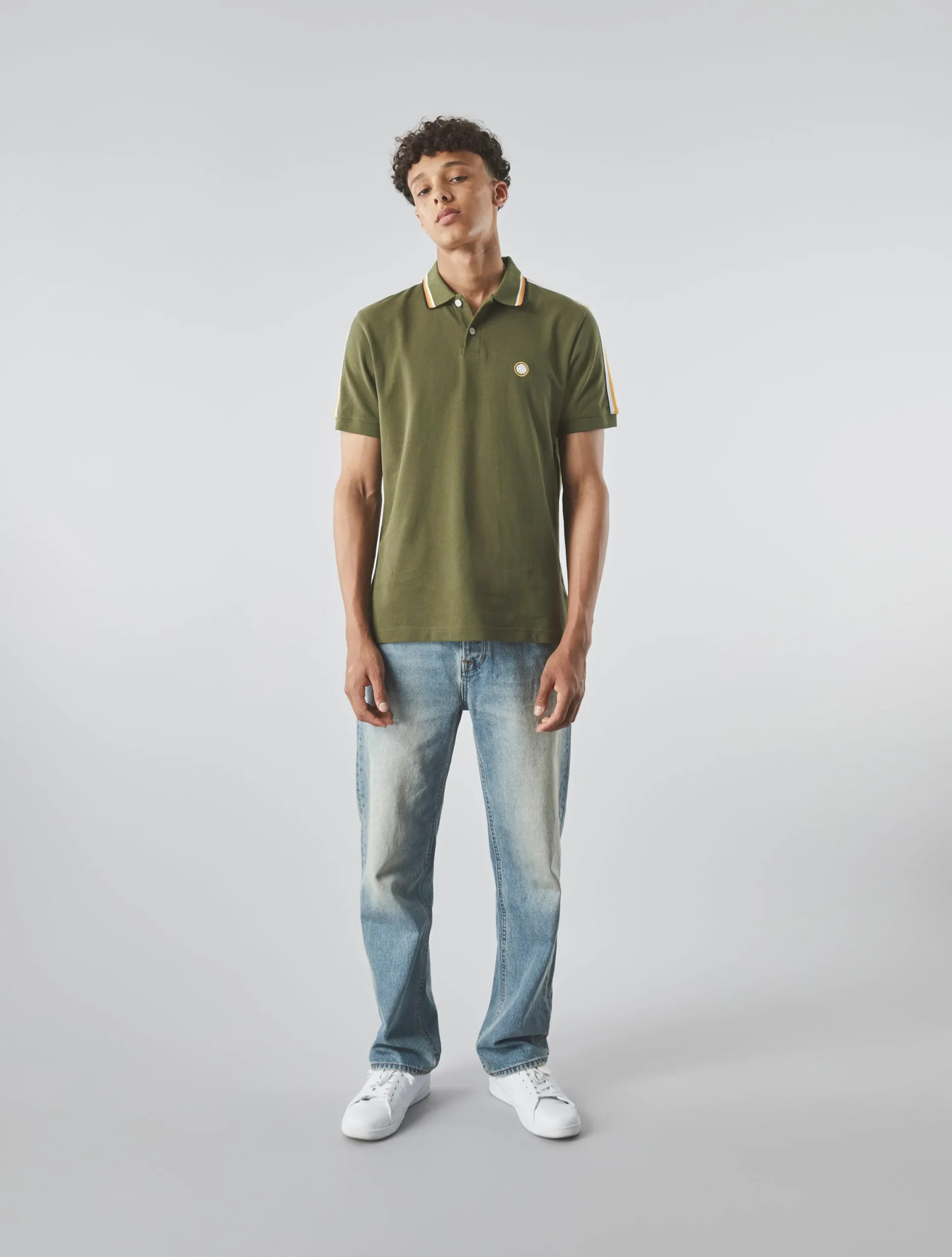 Pretty Green Pennington Tape Polo Best