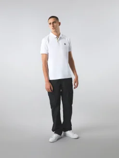 Pretty Green Prestleigh Floral Placket Polo White Cheap